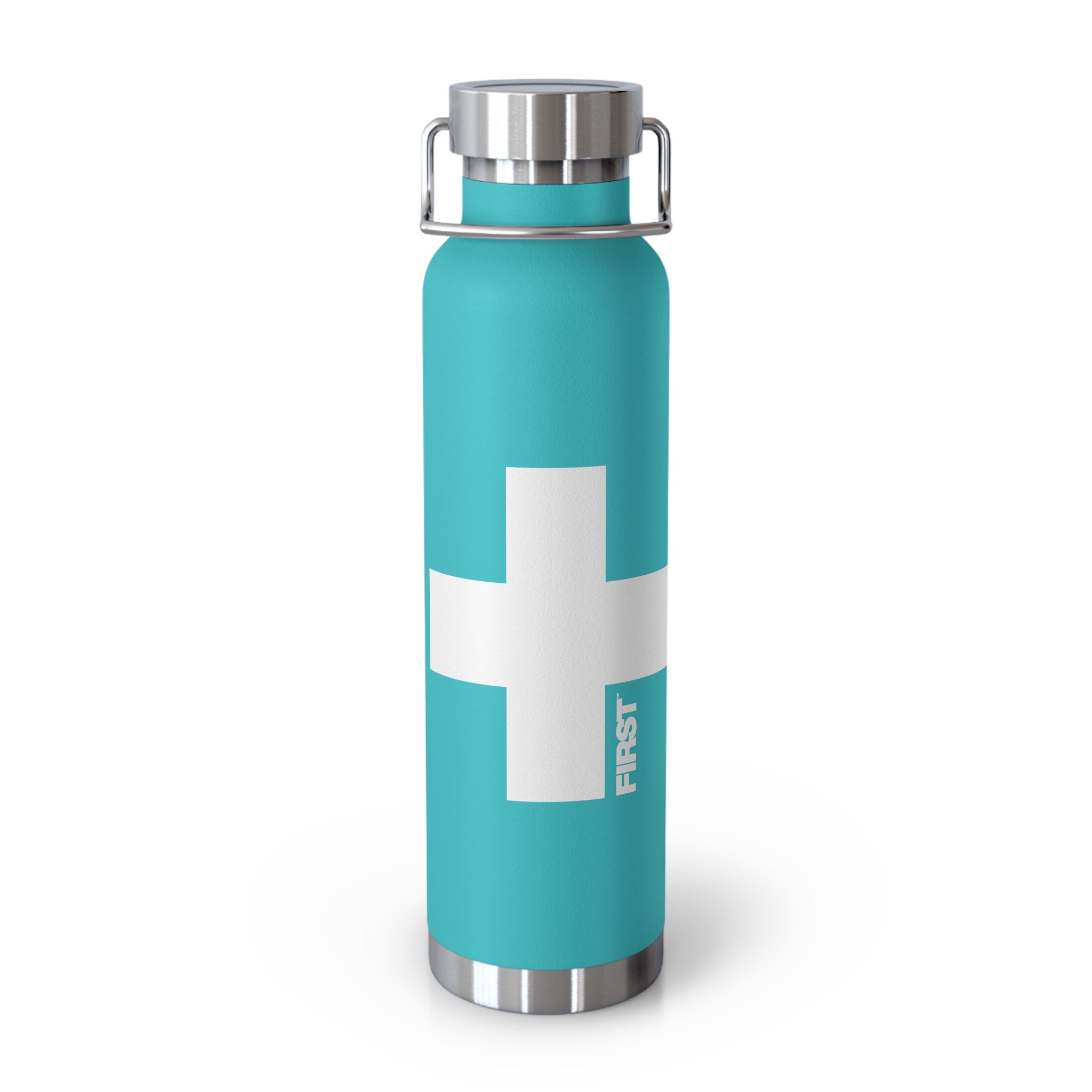 First™ Aid+ Mint Green -  22oz Copper Vacuum Insulated Water Bottle