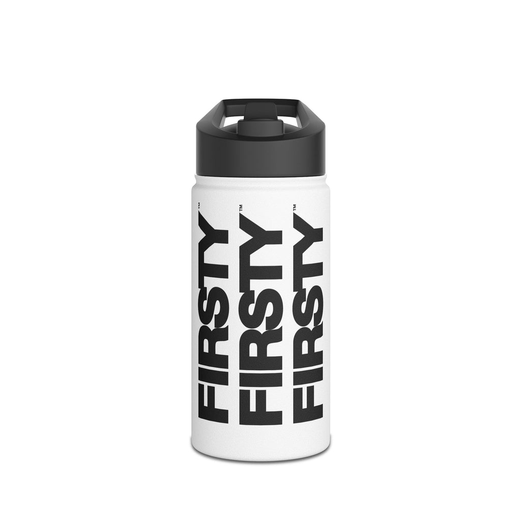 FIRSTY™ 3 Sizes - Three - Stainless Steel Water Bottle with Carry Handle and Straw Lid - BPA-Free, Eco-Friendly