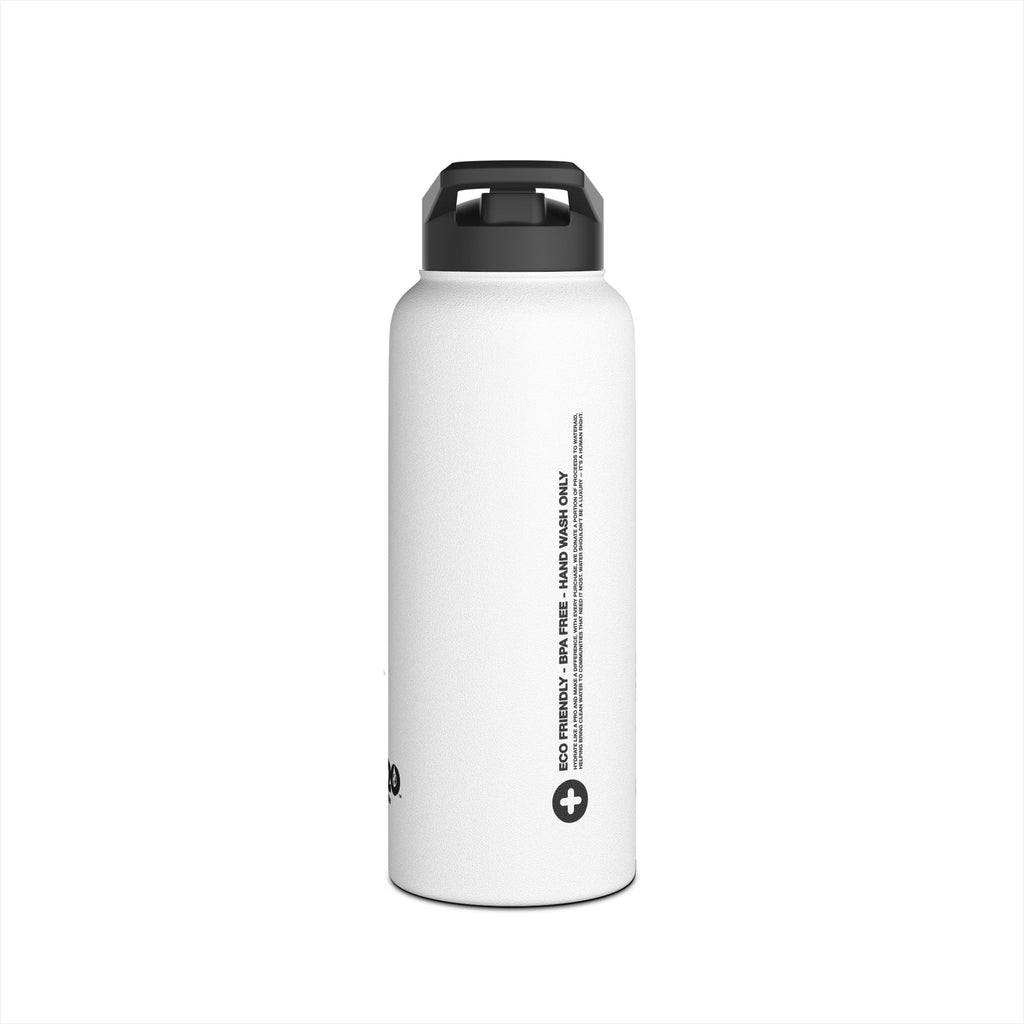 FIRSTY™ 3 Sizes - Red Love Heart- Stainless Steel Water Bottle with Carry Handle and Straw Lid - BPA-Free, Eco-Friendly