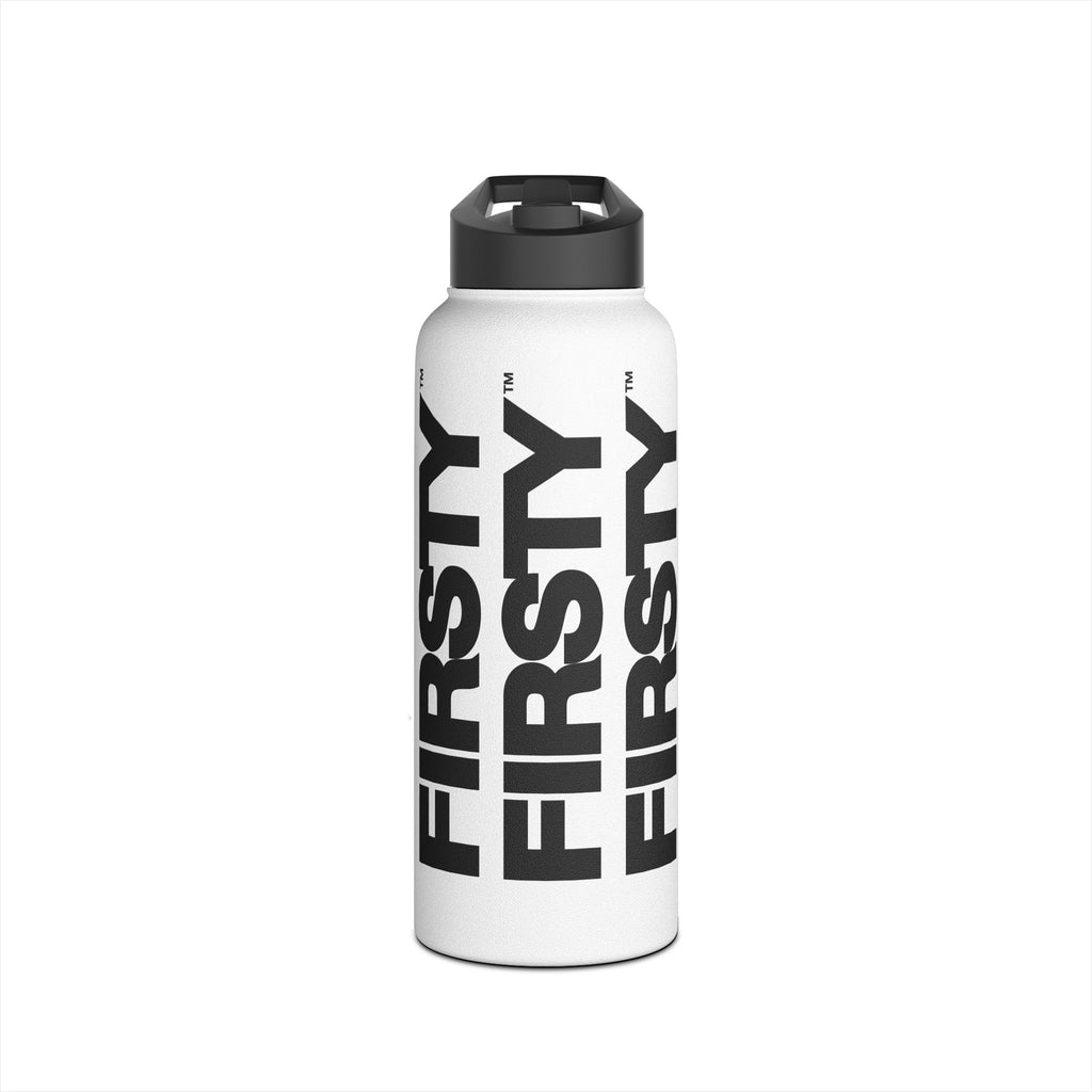 FIRSTY™ 3 Sizes - Three - Stainless Steel Water Bottle with Carry Handle and Straw Lid - BPA-Free, Eco-Friendly