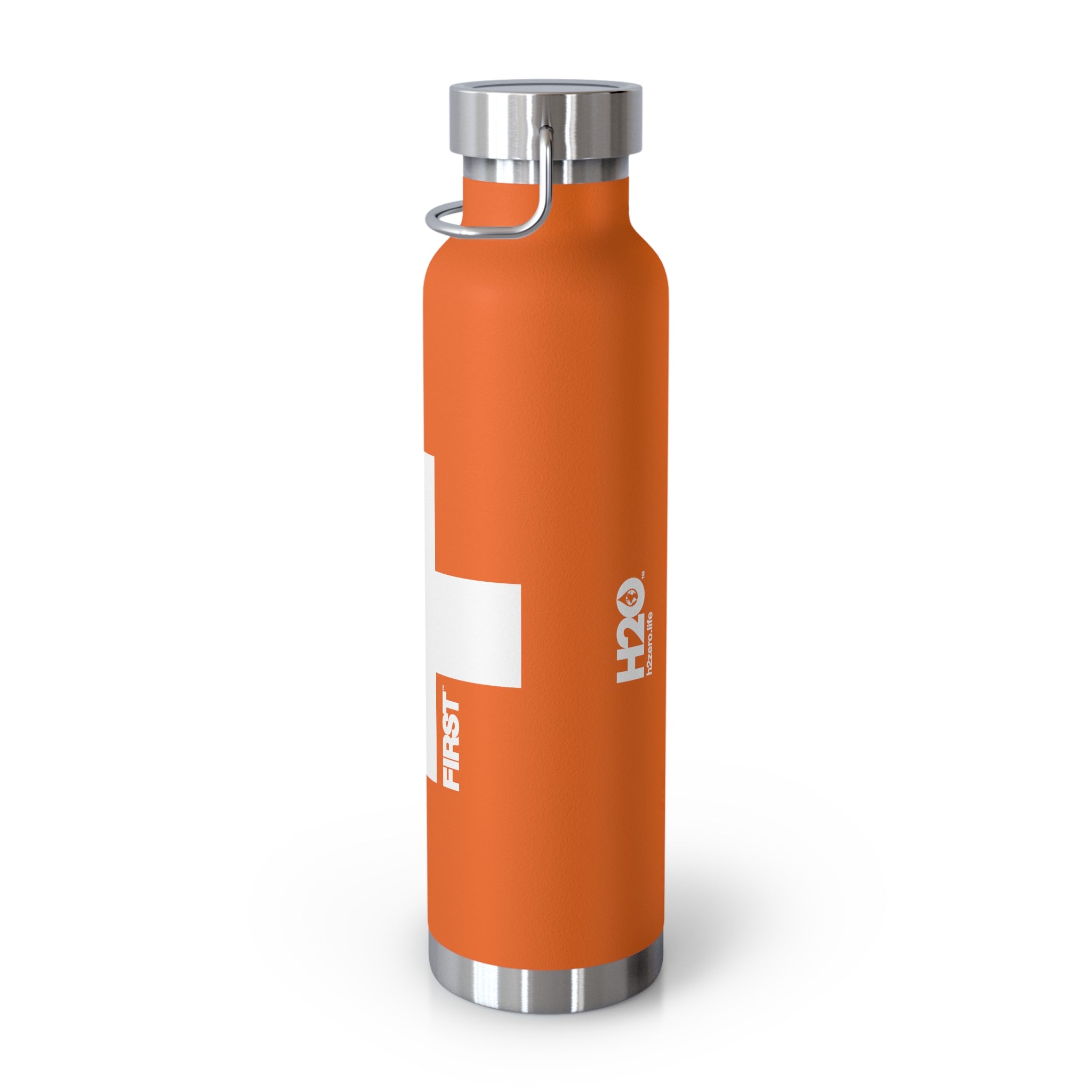 First™ Aid+ Orange -  22oz Copper Vacuum Insulated Water Bottle