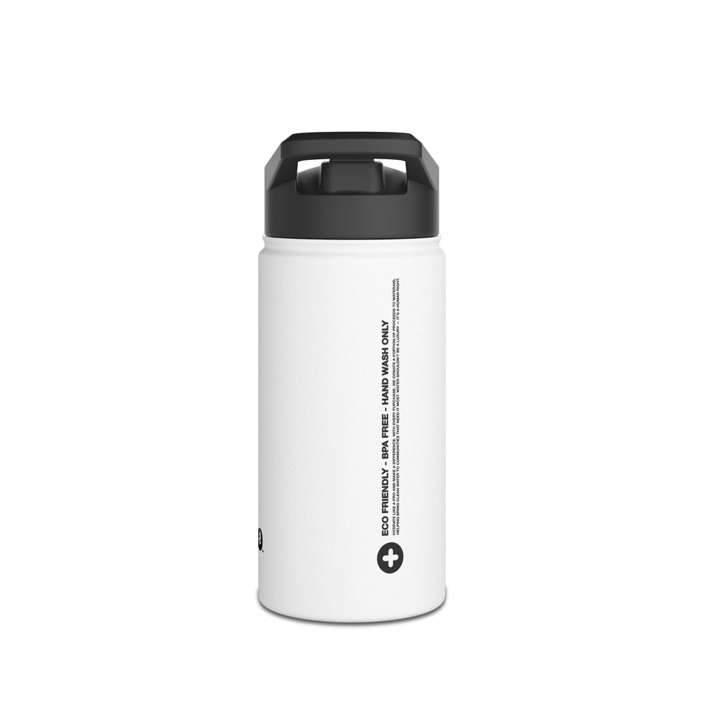 FIRSTY™ 3 Sizes - Red Love Heart- Stainless Steel Water Bottle with Carry Handle and Straw Lid - BPA-Free, Eco-Friendly