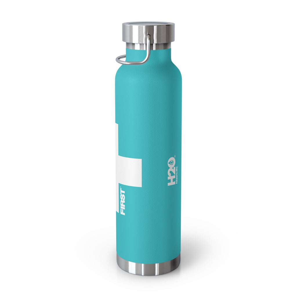 First™ Aid+ Mint Green -  22oz Copper Vacuum Insulated Water Bottle