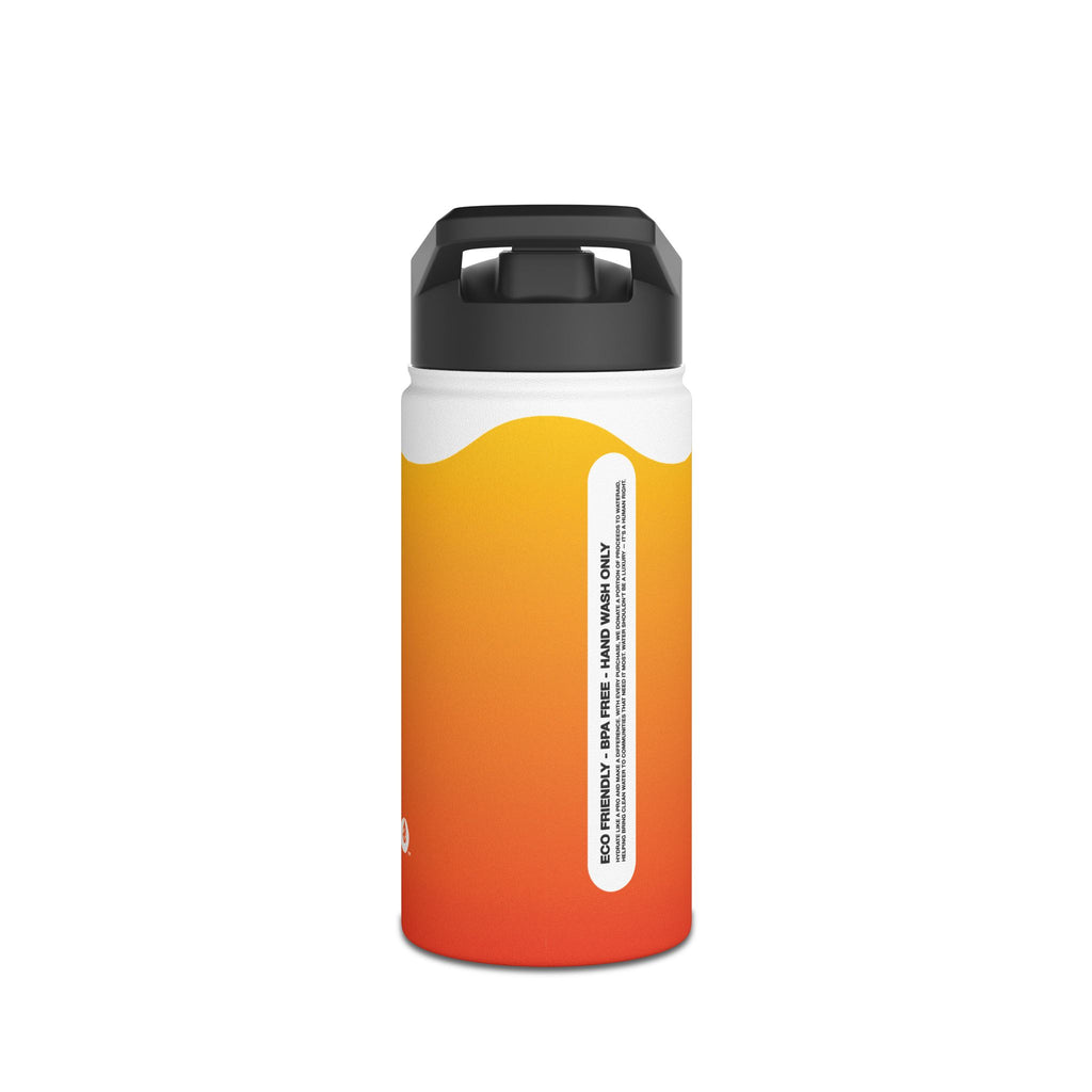 FIRSTY™ - 3 Sizes - Halloween - Stainless Steel Water Bottle with Carry Handle and Straw Lid - BPA-Free, Eco-Friendly