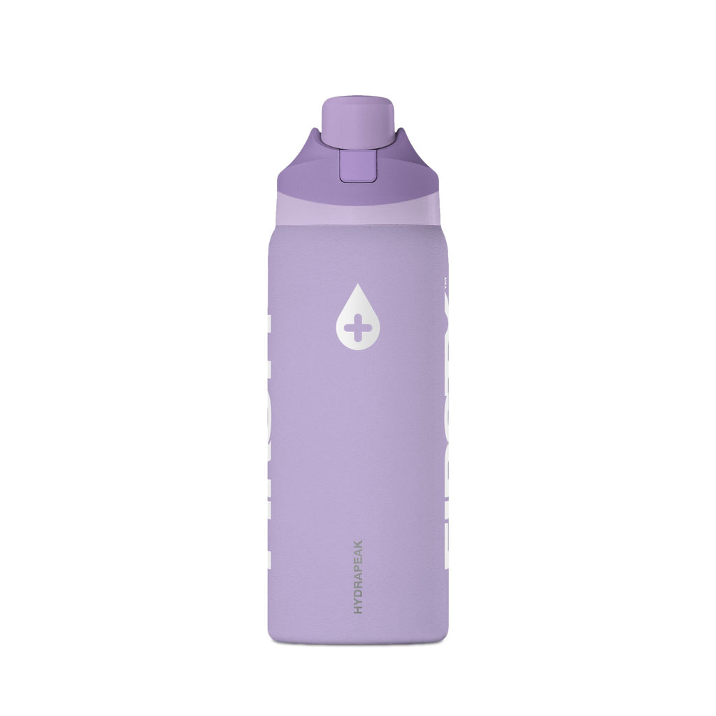 FIRSTY™ Lavender Insulated 32oz Water Bottle – Leakproof Sport Flask with Flip Straw