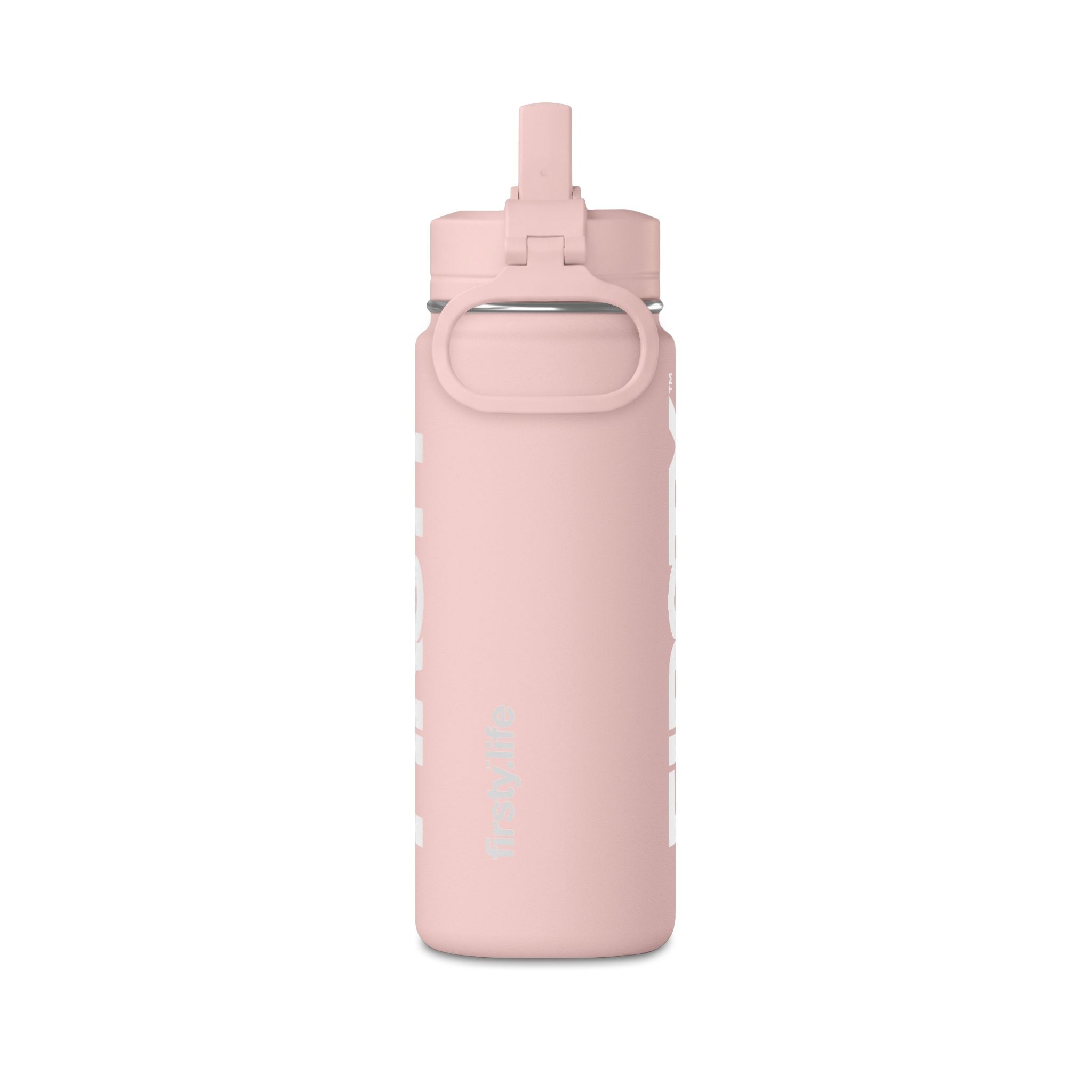 FIRSTY™ Baby Pink 20oz Mini Water Bottle – Insulated Sport Bottle with Flip Straw