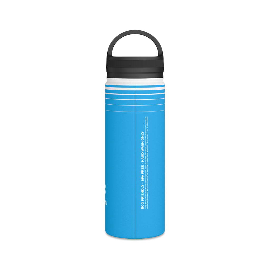 FIRSTY™ Hydrate™ 3 Sizes - Blue  - Stainless Steel Water Bottle with Carry Handle - BPA-Free, Eco-Friendly